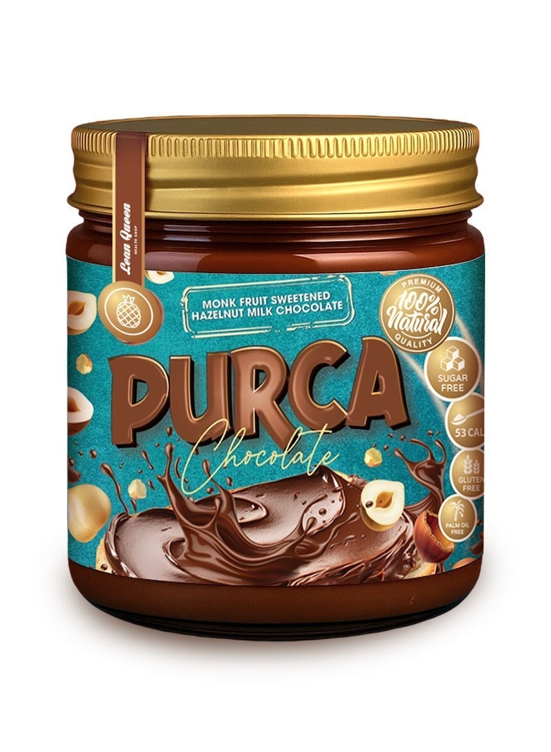 Lean Queen Health Shop Purca Chocolate Spread Zero Sugar  250 gm - Image 1